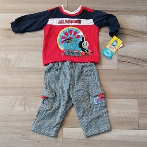 Thomas & Friends Embroidered Vintage NWT Y2K size 12 Months 2006